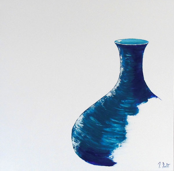 Vase bleu (vendu)